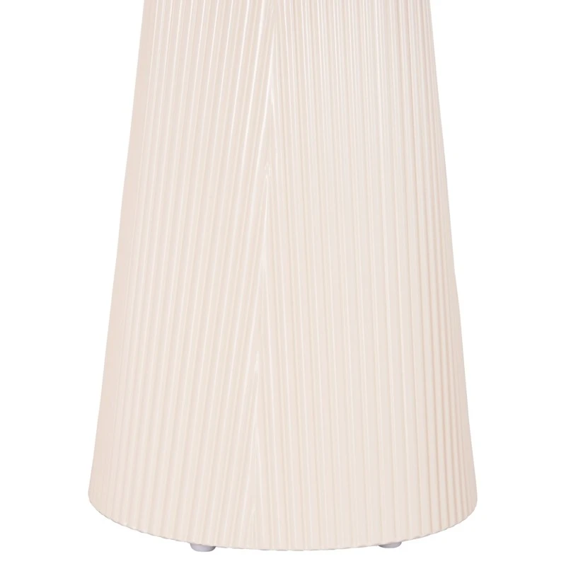 ΤΡΑΠΕΖΑΚΙ ΒΟΗΘΗΤΙΚΟ DENTON HM18023.02 MDF TOP ΦΥΣΙΚΟ ΞΥΛΟΥ-ΒΑΣΗ ΛΕΥΚΗ Φ45x51,5Υεκ.
