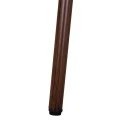 ΤΡΑΠΕΖΙ ΑΛΟΥΜΙΝΙΟΥ HARLOW 70X70X76  BAMBOO LOOK HM5568.03 ΚΑΦΕ ΜΕ ΓΥΑΛΙ