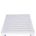 ΤΡΑΠΕΖΙ ΑΛΟΥΜΙΝΙΟΥ QIANA HM5402.01 ΛΕΥΚΟ 45x45x45,5 εκ.
