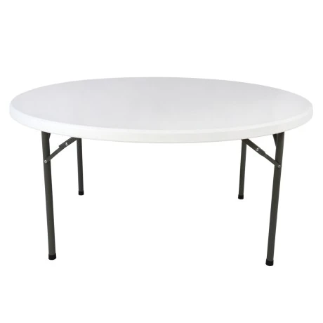 ΤΡΑΠΕΖΙ CATERING-ΣΥΝΕΔΡΙΟΥ HM5043 Φ152Χ74εκ ΠΤΥΣΣΟΜΕΝΟ ΣΤΡΟΓΓΥΛΟ