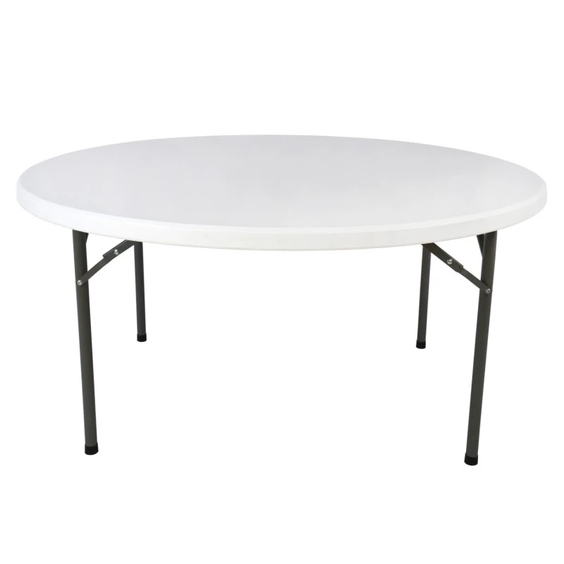 ΤΡΑΠΕΖΙ CATERING-ΣΥΝΕΔΡΙΟΥ HM5043 Φ152Χ74εκ ΠΤΥΣΣΟΜΕΝΟ ΣΤΡΟΓΓΥΛΟ