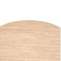 ΤΡΑΠΕΖΙ CHARM HM18465.04 SINTERED STONE ΣΕ ΤΡΑΒΕΡΤΙΝΑ--ΜΠΕΖ ΒΑΣΗ Φ120x75Υεκ
