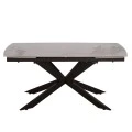 ΤΡΑΠΕΖΙ ΕΠΕΚΤΕΙΝΟΜΕΝΟ AIRA HM18411 ΚΕΡΑΜΙΚΟ TOP ΣΕ ΛΕΥΚΟ/ΚΑΦΕ ΜΑΡΜΑΡΟ 165/240x90x76Υεκ