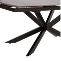 ΤΡΑΠΕΖΙ ΕΠΕΚΤΕΙΝΟΜΕΝΟ AIRA HM18411 ΚΕΡΑΜΙΚΟ TOP ΣΕ ΛΕΥΚΟ/ΚΑΦΕ ΜΑΡΜΑΡΟ 165/240x90x76Υεκ