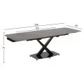 ΤΡΑΠΕΖΙ ΕΠΕΚΤΕΙΝΟΜΕΝΟ HOKU HM18410 ΚΕΡΑΜΙΚΟ TOP ΣΕ ΓΚΡΙ ΜΑΡΜΑΡΟ 165/240x90x75Υεκ.