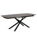 ΤΡΑΠΕΖΙ ΕΠΕΚΤΕΙΝΟΜΕΝΟ VANTA HM18408 ΚΕΡΑΜΙΚΟ TOP ΣΕ ΓΚΡΙ ΜΑΡΜΑΡΟ 136-199x90x77Υεκ