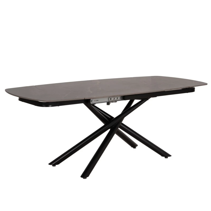 ΤΡΑΠΕΖΙ ΕΠΕΚΤΕΙΝΟΜΕΝΟ VANTA HM18408 ΚΕΡΑΜΙΚΟ TOP ΣΕ ΓΚΡΙ ΜΑΡΜΑΡΟ 136-199x90x77Υεκ