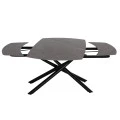 ΤΡΑΠΕΖΙ ΕΠΕΚΤΕΙΝΟΜΕΝΟ VANTA HM18408 ΚΕΡΑΜΙΚΟ TOP ΣΕ ΓΚΡΙ ΜΑΡΜΑΡΟ 136-199x90x77Υεκ