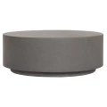 ΤΡΑΠΕΖΙ ΜΕΣΗΣ FIBER CEMENT ΣΤΡΟΓΓΥΛΟ KYOKO HM6579.01 ΓΚΡΙ Φ90x30Υεκ.