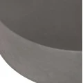 ΤΡΑΠΕΖΙ ΜΕΣΗΣ FIBER CEMENT ΣΤΡΟΓΓΥΛΟ KYOKO HM6579.01 ΓΚΡΙ Φ90x30Υεκ.