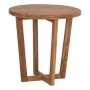 ΤΡΑΠΕΖΙ ΜΕΣΗΣ ΣΤΡΟΓΓΥΛΟ KOLIN HM6650 ΞΥΛΟ TEAK ΦΥΣΙΚΟ Φ65x65Υεκ.