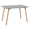 ΤΡΑΠΕΖΙ MINIMAL HM8581.02 ΓΚΡΙ MDF-ΠΟΔΙΑ ΟΞΙΑ ΣΕ ΦΥΣΙΚΟ ΧΡΩΜΑ- 120Χ60X74Υεκ.