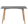ΤΡΑΠΕΖΙ MINIMAL HM8581.02 ΓΚΡΙ MDF-ΠΟΔΙΑ ΟΞΙΑ ΣΕ ΦΥΣΙΚΟ ΧΡΩΜΑ- 120Χ60X74Υεκ.