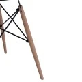 ΤΡΑΠΕΖΙ MINIMAL ΣΤΡΟΓΓΥΛΟ HM0060.02 ΜΑΥΡΟ ΧΡΩΜΑ MDF-ΠΟΔΙΑ ΟΞΙΑΣ ΦΥΣΙΚΟ Φ60Χ72Υεκ.