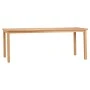 ΤΡΑΠΕΖΙ ΟΡΘΟΓΩΝΙΟ FINTO HM6616 ΞΥΛΟ TEAK--ΦΥΣΙΚΟ 200x100x75Υεκ.