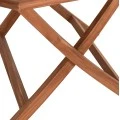 ΤΡΑΠΕΖΙ ΠΟΛΥΓΩΝΟ ΠΤΥΣΣΟΜΕΝΟ KARLIN HM6618 ΞΥΛΟ TEAK ΣΕ ΦΥΣΙΚΟ ΧΡΩΜΑ 120x120x75Yεκ.