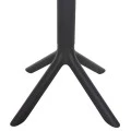 ΤΡΑΠΕΖΙ ΠΟΛΥΠΡΟΠΥΛΕΝΙΟΥ ΣΤΡΟΓΓΥΛΟ TERRIN HM6124.20 ΓΚΡΙ Φ61x77Υεκ.