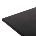ΤΡΑΠΕΖΙ ΠΟΛΥΠΡΟΠΥΛΕΝΙΟΥ ΤΕΤΡΑΓΩΝΟ TERRIN HM6125.12 ΜΑΥΡΟ 60,5x60,5x76,5Υεκ.