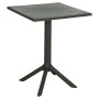 ΤΡΑΠΕΖΙ ΠΟΛΥΠΡΟΠΥΛΕΝΙΟΥ ΤΕΤΡΑΓΩΝΟ TERRIN HM6125.15 DARK OLIVE 60x60x75Υεκ.