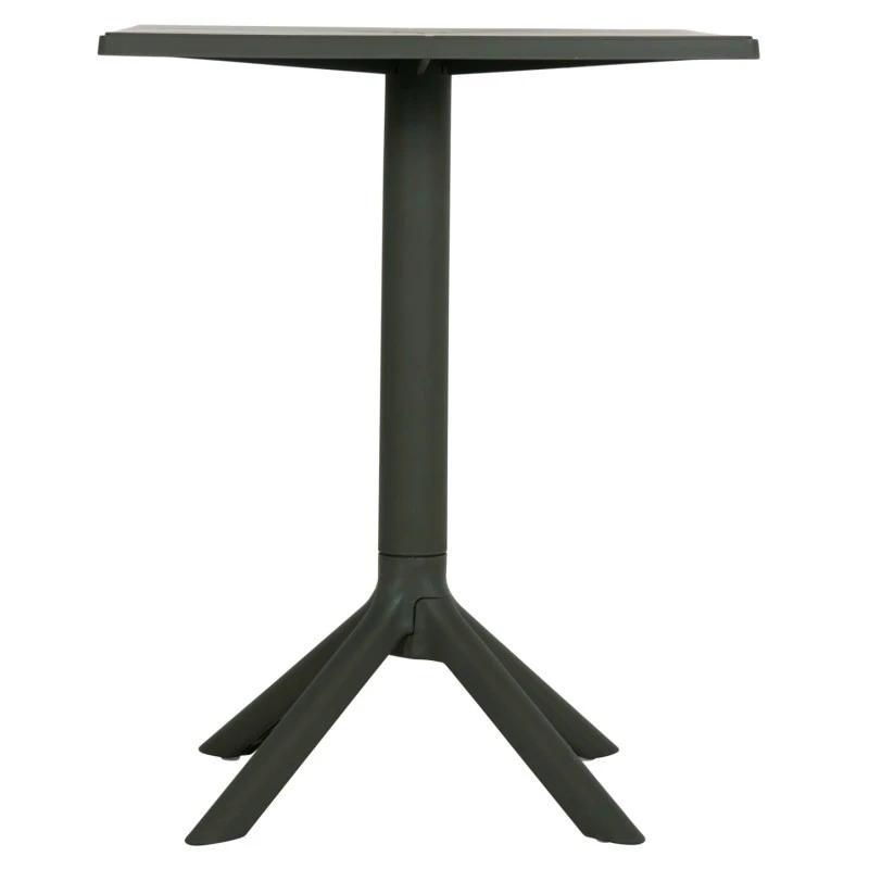 ΤΡΑΠΕΖΙ ΠΟΛΥΠΡΟΠΥΛΕΝΙΟΥ ΤΕΤΡΑΓΩΝΟ TERRIN HM6125.15 DARK OLIVE 60x60x75Υεκ.
