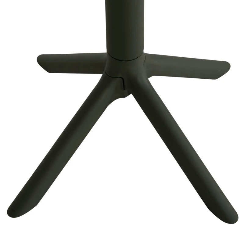 ΤΡΑΠΕΖΙ ΠΟΛΥΠΡΟΠΥΛΕΝΙΟΥ ΤΕΤΡΑΓΩΝΟ TERRIN HM6125.15 DARK OLIVE 60x60x75Υεκ.