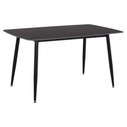 ΤΡΑΠΕΖΙ RAVEN HM18149.02 ΚΕΡΑΜΙΚΟ TOP ΜΕ ΟΨΗ ΜΑΥΡΟ ΜΑΡΜΑΡΟ 140x80x74Υεκ.