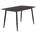 ΤΡΑΠΕΖΙ RAVEN HM18149.02 ΚΕΡΑΜΙΚΟ TOP ΜΕ ΟΨΗ ΜΑΥΡΟ ΜΑΡΜΑΡΟ 140x80x74Υεκ.