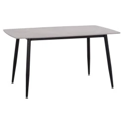 ΤΡΑΠΕΖΙ RAVEN HM18149.13 ΚΕΡΑΜΙΚΟ TOP ΜΕ ΟΨΗ ΓΚΡΙ ΜΑΡΜΑΡΟ 140x80x74Υεκ.