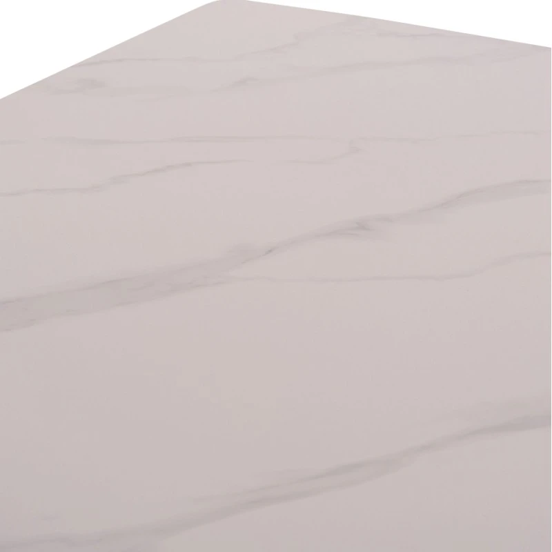 ΤΡΑΠΕΖΙ RAVEN HM18150.01 ΚΕΡΑΜΙΚΟ TOP ΜΕ ΟΨΗ ΛΕΥΚΟ ΜΑΡΜΑΡΟ 160x80x74Υεκ.