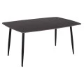 ΤΡΑΠΕΖΙ RAVEN HM18150.02 ΚΕΡΑΜΙΚΟ TOP ΜΕ ΟΨΗ ΜΑΥΡΟ ΜΑΡΜΑΡΟ 160x80x74Υεκ.