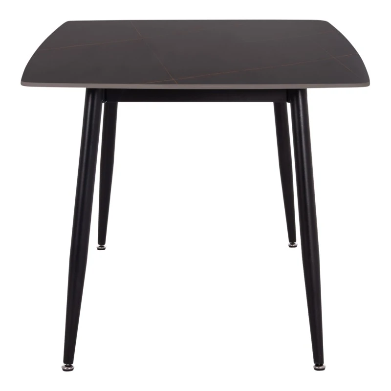 ΤΡΑΠΕΖΙ RAVEN HM18150.02 ΚΕΡΑΜΙΚΟ TOP ΜΕ ΟΨΗ ΜΑΥΡΟ ΜΑΡΜΑΡΟ 160x80x74Υεκ.