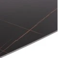 ΤΡΑΠΕΖΙ RAVEN HM18150.02 ΚΕΡΑΜΙΚΟ TOP ΜΕ ΟΨΗ ΜΑΥΡΟ ΜΑΡΜΑΡΟ 160x80x74Υεκ.