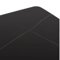 ΤΡΑΠΕΖΙ RAVEN HM18150.02 ΚΕΡΑΜΙΚΟ TOP ΜΕ ΟΨΗ ΜΑΥΡΟ ΜΑΡΜΑΡΟ 160x80x74Υεκ.