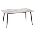 ΤΡΑΠΕΖΙ RAVEN HM18150.04 ΚΕΡΑΜΙΚΟ TOP ΜΕ ΟΨΗ ΛΕΥΚΟ/ΚΑΦΕ ΜΑΡΜΑΡΟ 160x80x74Υεκ.