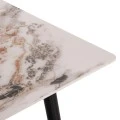 ΤΡΑΠΕΖΙ RAVEN HM18150.04 ΚΕΡΑΜΙΚΟ TOP ΜΕ ΟΨΗ ΛΕΥΚΟ/ΚΑΦΕ ΜΑΡΜΑΡΟ 160x80x74Υεκ.