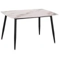 ΤΡΑΠΕΖΙ RAVEN HM9854.04 ΚΕΡΑΜΙΚΟ TOP ΜΕ ΟΨΗ ΜΑΡΜΑΡΟΥ τ.CALACATTA 120x70x73Υεκ.