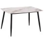 ΤΡΑΠΕΖΙ RAVEN HM9854.04 ΚΕΡΑΜΙΚΟ TOP ΜΕ ΟΨΗ ΜΑΡΜΑΡΟΥ τ.CALACATTA 120x70x73Υεκ.