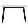 ΤΡΑΠΕΖΙ RAVEN HM9854.04 ΚΕΡΑΜΙΚΟ TOP ΜΕ ΟΨΗ ΜΑΡΜΑΡΟΥ τ.CALACATTA 120x70x73Υεκ.