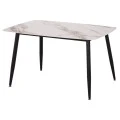 ΤΡΑΠΕΖΙ RAVEN HM9854.04 ΚΕΡΑΜΙΚΟ TOP ΜΕ ΟΨΗ ΜΑΡΜΑΡΟΥ τ.CALACATTA 120x70x73Υεκ.