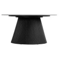 ΤΡΑΠΕΖΙ ΣΑΛΟΝΙΟΥ DUNCAN HM18022.01 ΚΕΡΑΜΙΚΟ TOP-MDF ΒΑΣΗ-ΜΑΥΡΟ Φ80x41Υεκ.