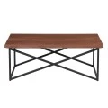 ΤΡΑΠΕΖΙ ΣΑΛΟΝΙΟΥ HM9469.02 MDF ΜΕ ΚΑΠΛΑΜΑ ΑΠΟ ΞΥΛΟ ΦΡΑΞΟΥ 120x60x45,5Yεκ.