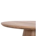 ΤΡΑΠΕΖΙ ΣΑΛΟΝΙΟΥ KARAN HM18028 MDF ΣΕ ΦΥΣΙΚΟ ΧΡΩΜΑ ΞΥΛΟΥ Φ80x45,5Υεκ.
