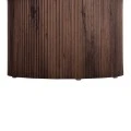 ΤΡΑΠΕΖΙ ΣΑΛΟΝΙΟΥ MARGON HM18026 MDF ΣΕ ΣΚΟΥΡΟ ΚΑΦΕ ΞΥΛΟΥ Φ80x40,5Υεκ.