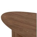 ΤΡΑΠΕΖΙ ΣΑΛΟΝΙΟΥ ΟΒΑΛ ALPER HM18327 MDF ΣΕ SONAMA ΧΡΩΜΑ 110x60x40Υεκ