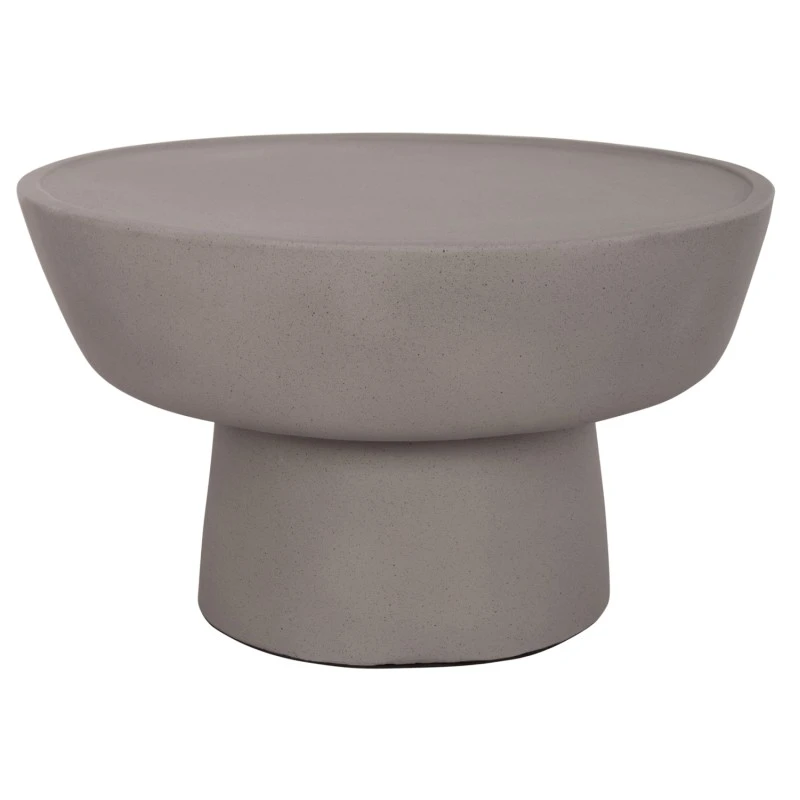ΤΡΑΠΕΖΙ ΣΑΛΟΝΙΟΥ PIRSON HM18155.03 FIBER CEMENT ΣΕ ΓΚΡΙ--Φ60x36Υεκ.