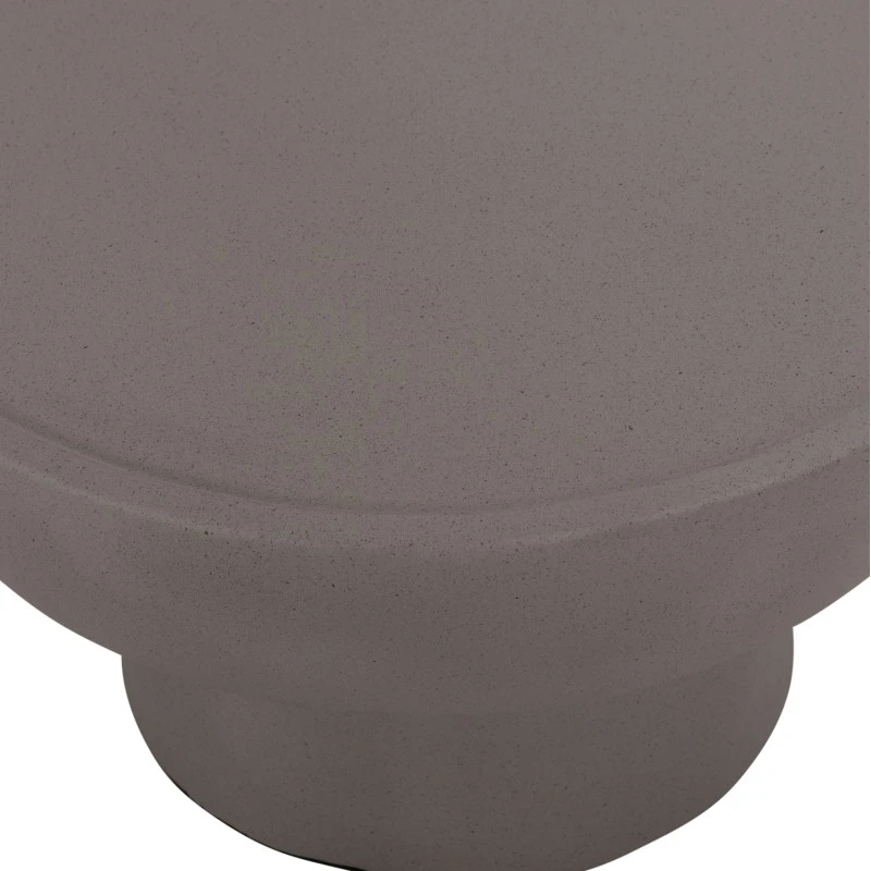 ΤΡΑΠΕΖΙ ΣΑΛΟΝΙΟΥ PIRSON HM18155.03 FIBER CEMENT ΣΕ ΓΚΡΙ--Φ60x36Υεκ.