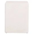 ΤΡΑΠΕΖΙ ΣΑΛΟΝΙΟΥ ΣΕΙΡΑ SANTORINI HM18070 MDF ΣΕ ΥΠΟΛΕΥΚΟ ΧΡΩΜΑ 48x38x48,5Υεκ.