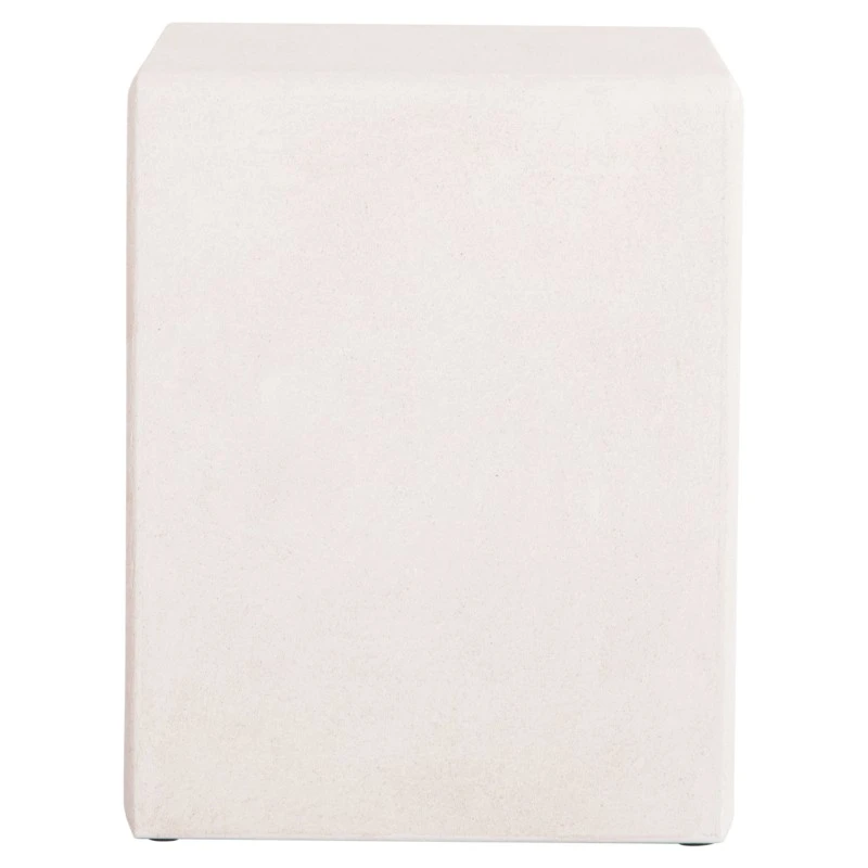ΤΡΑΠΕΖΙ ΣΑΛΟΝΙΟΥ ΣΕΙΡΑ SANTORINI HM18070 MDF ΣΕ ΥΠΟΛΕΥΚΟ ΧΡΩΜΑ 48x38x48,5Υεκ.