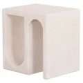 ΤΡΑΠΕΖΙ ΣΑΛΟΝΙΟΥ ΣΕΙΡΑ SANTORINI HM18070 MDF ΣΕ ΥΠΟΛΕΥΚΟ ΧΡΩΜΑ 48x38x48,5Υεκ.
