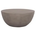 ΤΡΑΠΕΖΙ ΣΑΛΟΝΙΟΥ ΣΤΡΟΓΓΥΛΟ ALLAN HM18162.03 FIBER CEMENT ΣΕ ΓΚΡΙ--Φ92x49Υεκ.